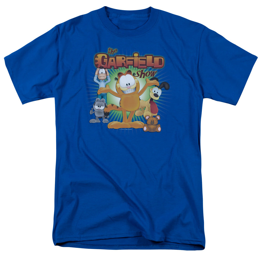 Garfield The Garfield Show Mens T Shirt Royal