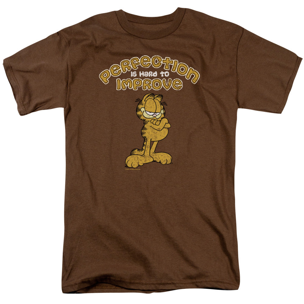 Garfield Perfect Mens T Shirt Coffee