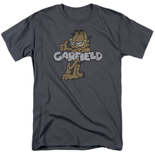 Load image into Gallery viewer, Garfield Retro Garf Mens T Shirt Charcoal