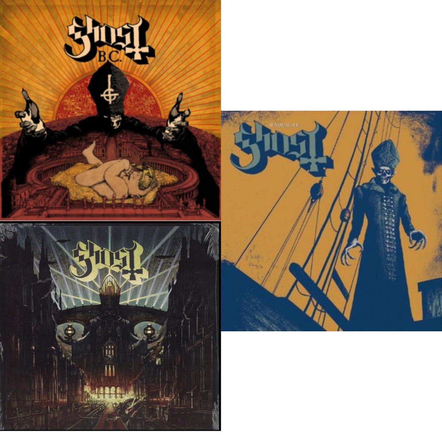 Ghost B.C. - Infestissumam & Meliora & If You Have Ghost - LP Vinyl Bundle