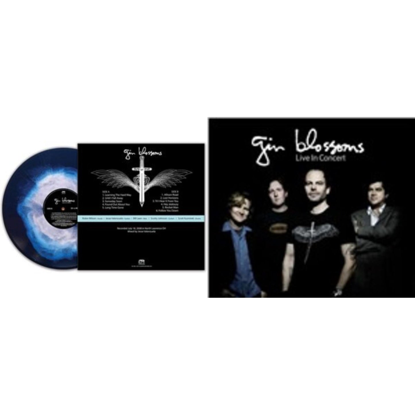 Gin Blossoms - Live In Concert (Blue & White Haze LP Vinyl) & Live In Concert (Picture Disc)