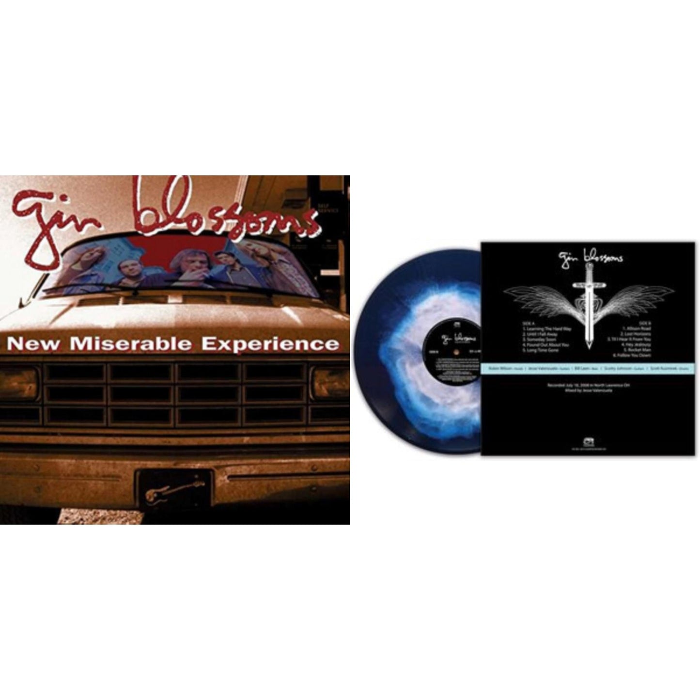 Gin Blossoms - New Miserable Experience & Live In Concert (Blue & White Haze LP Vinyl)