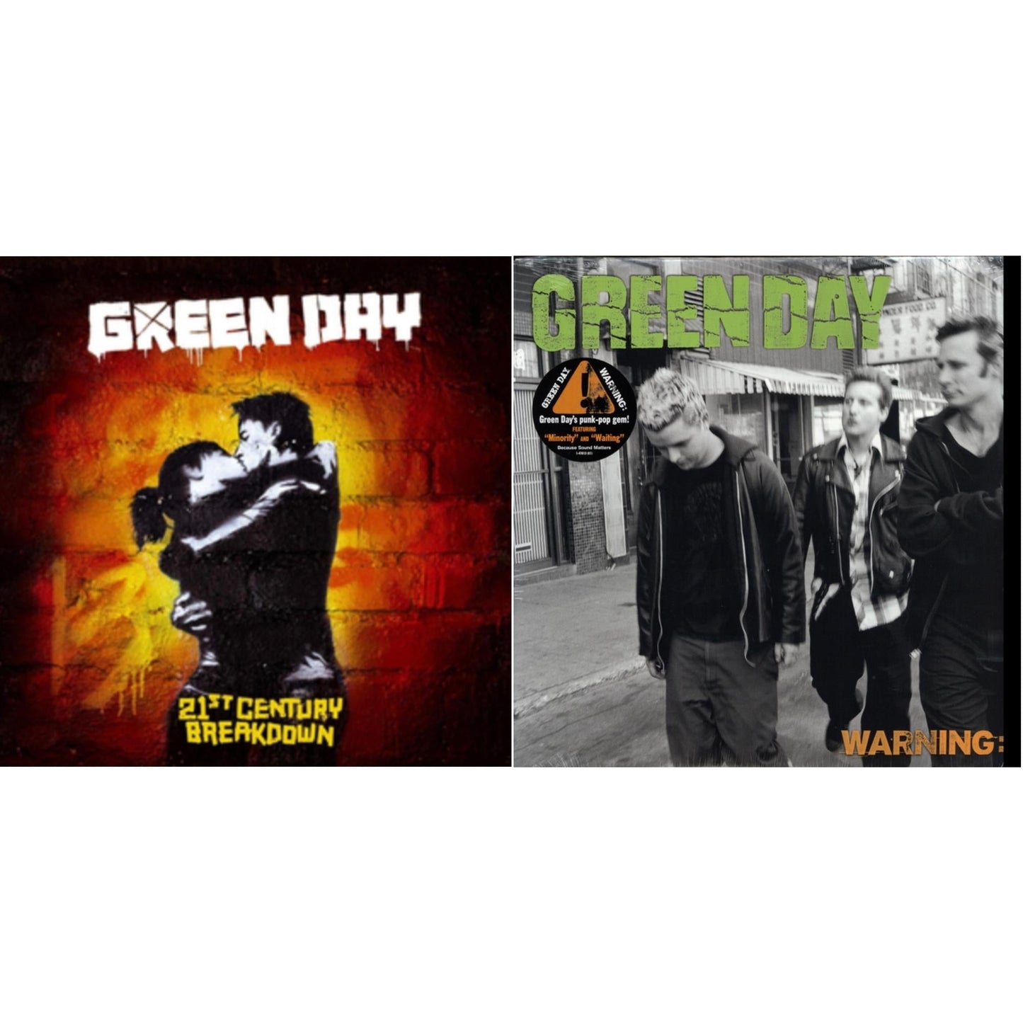 Green Day - Warning & 21St Century Breakdown - LP Vinyl Bundle
