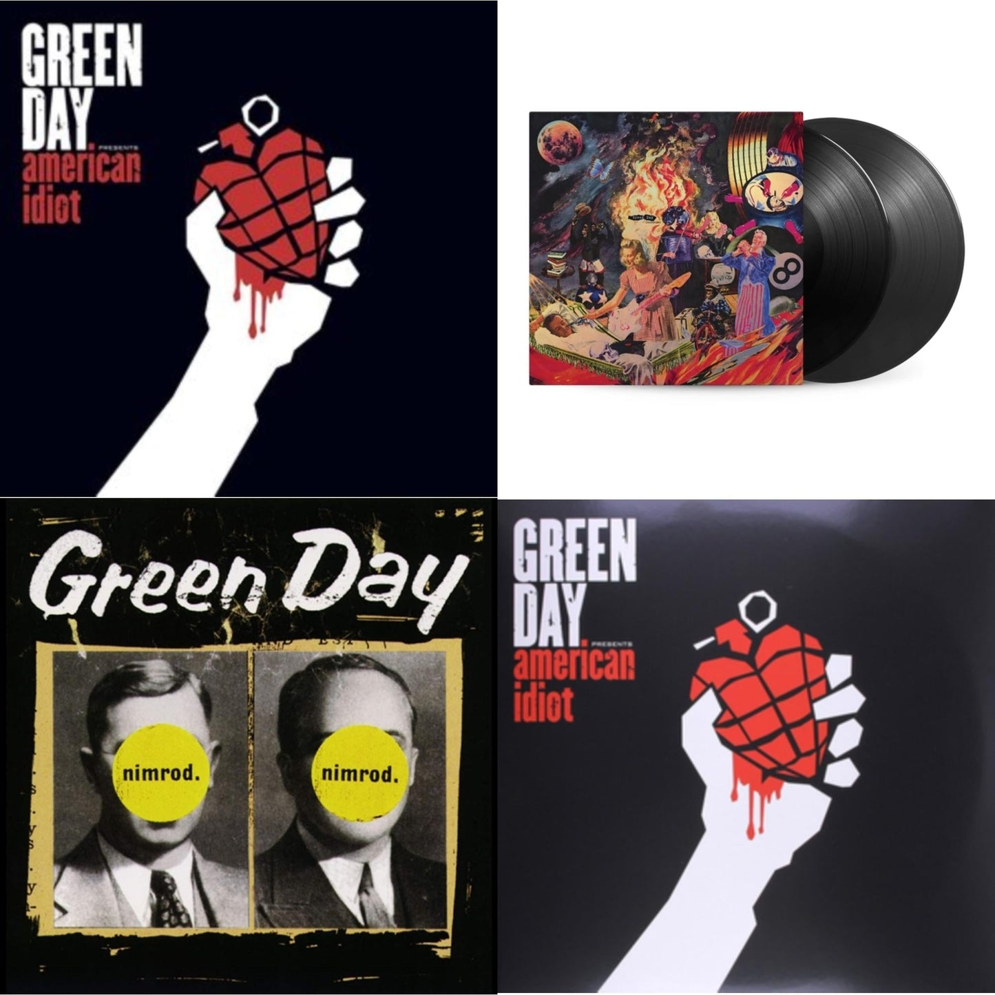 Green Day - American Idiot & Insomniac (25Th Anniversary/2LP) & Nimrod & American Idiot (W/Poster)