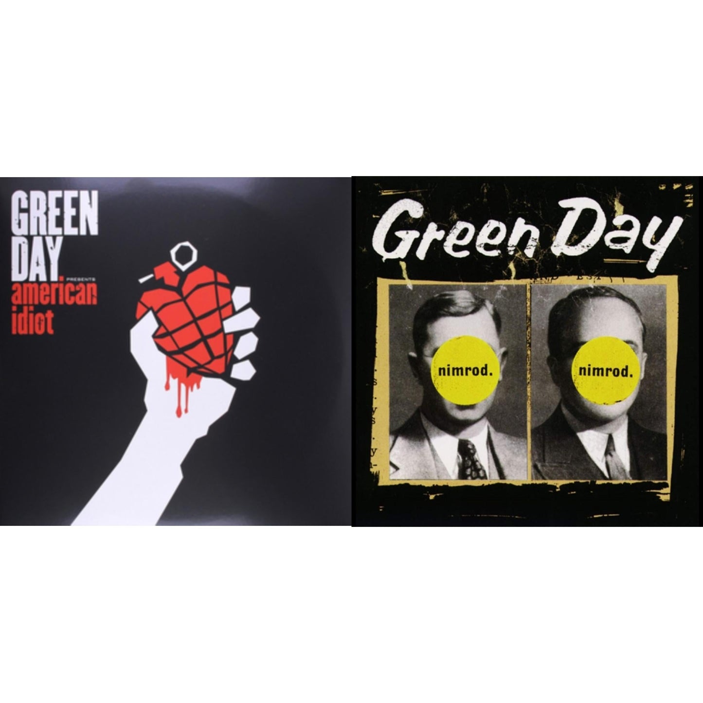 Green Day - American Idiot & Nimrod - LP Vinyl Bundle