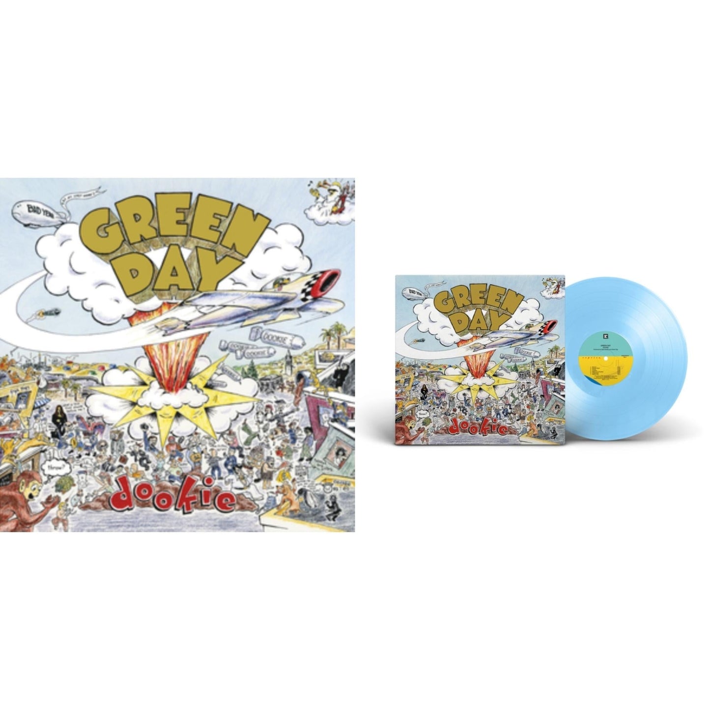 Green Day - Dookie (X) (Baby Blue LP Vinyl) & Dookie
