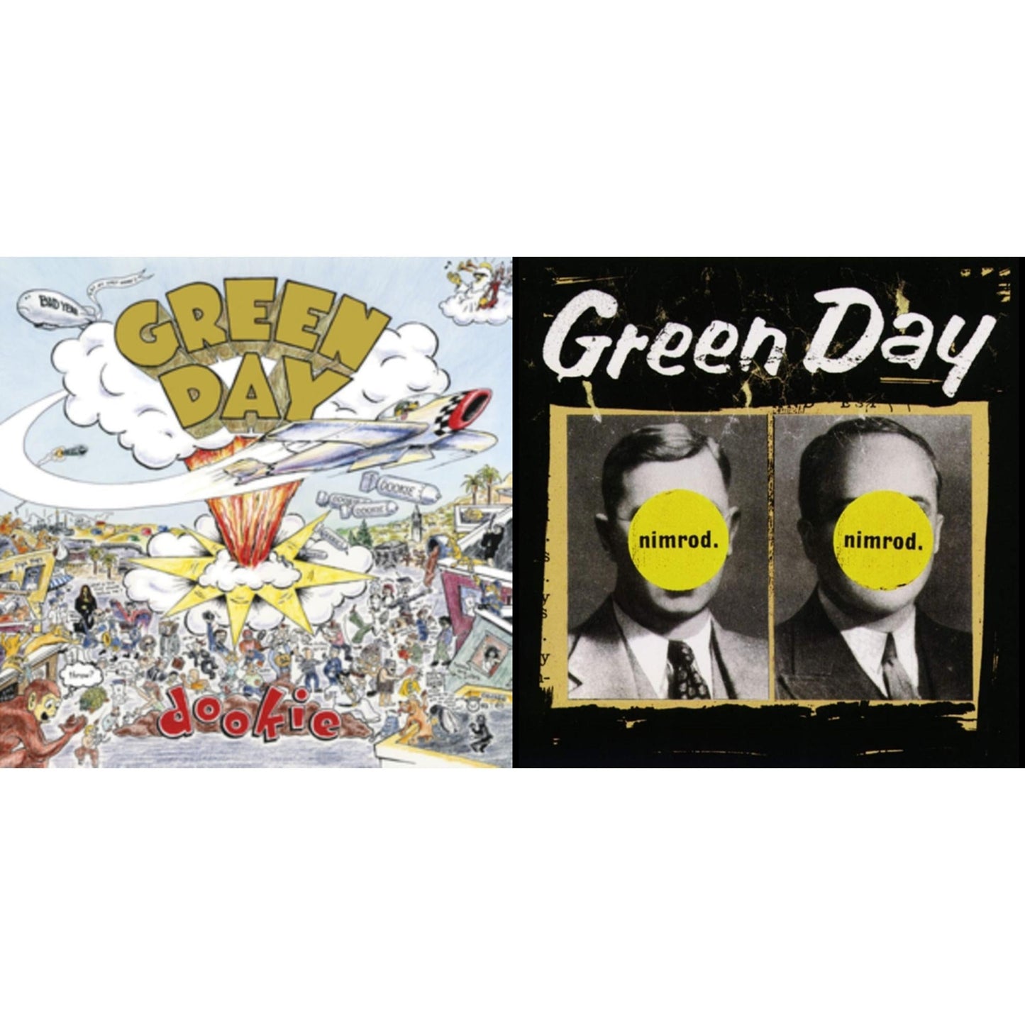 Green Day - Nimrod & Dookie - LP Vinyl Bundle