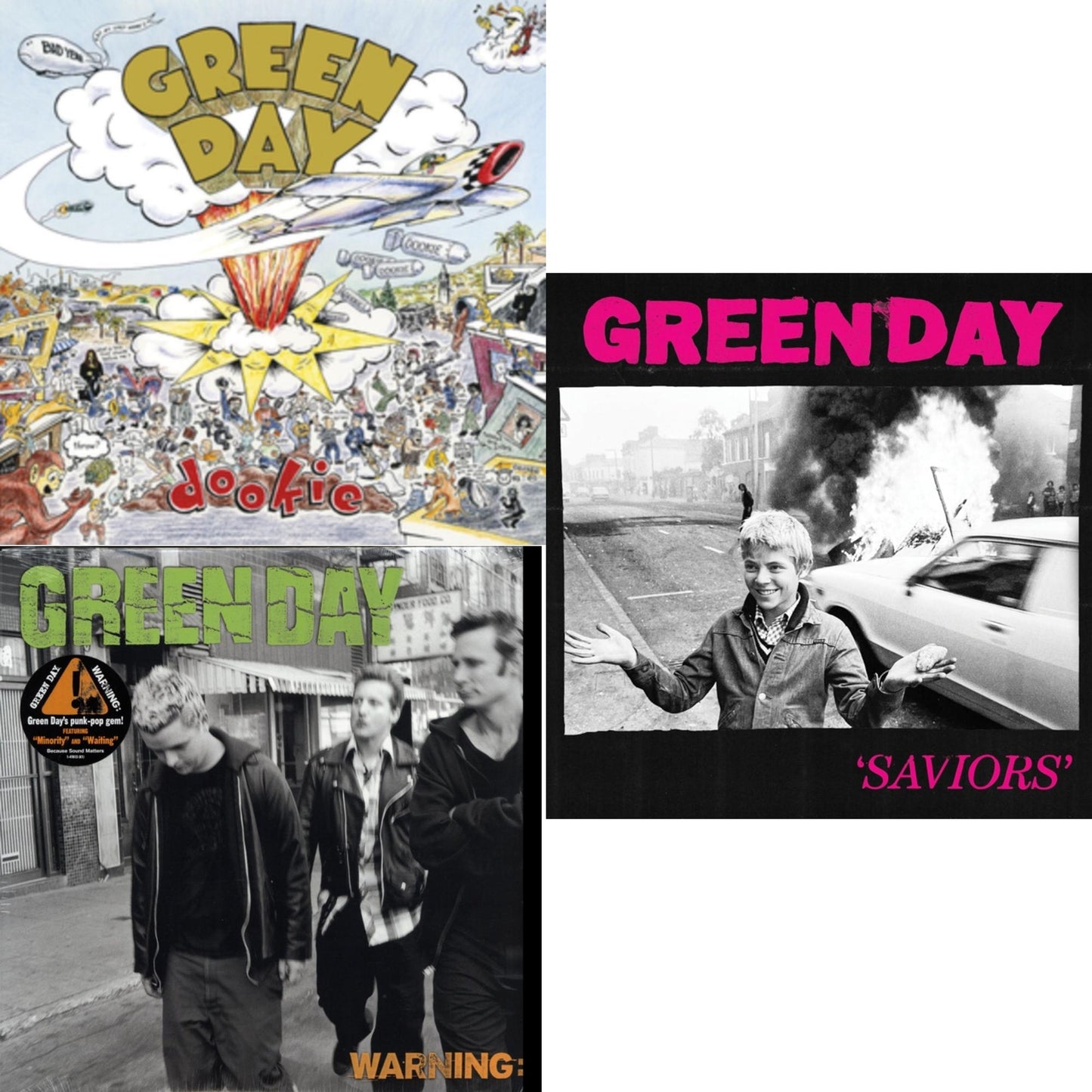 Green Day - Warning & Saviors (180G/Deluxe LP Vinyl) & Dookie