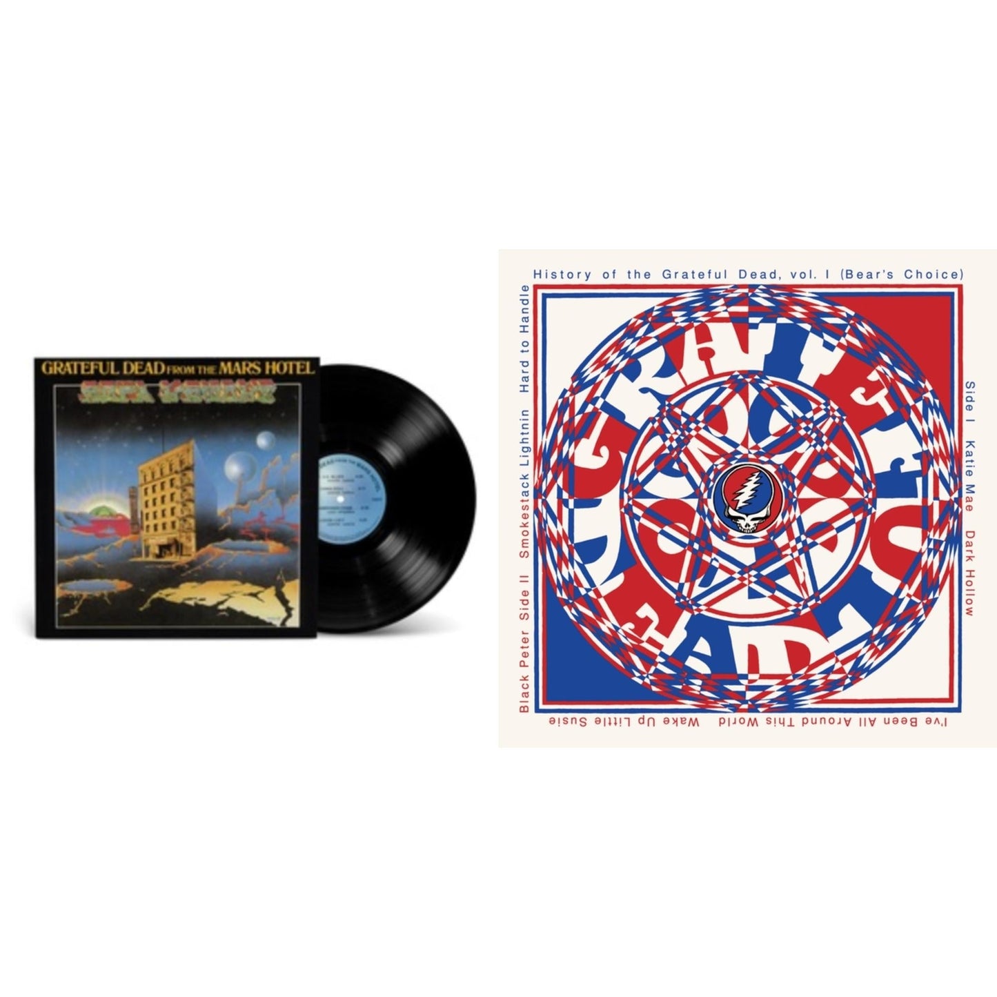 Grateful Dead - From The Mars Hotel (50Th Anniversary/Remaster) & History Of The Grateful Dead Vol. 1 - LP Vinyl Bundle