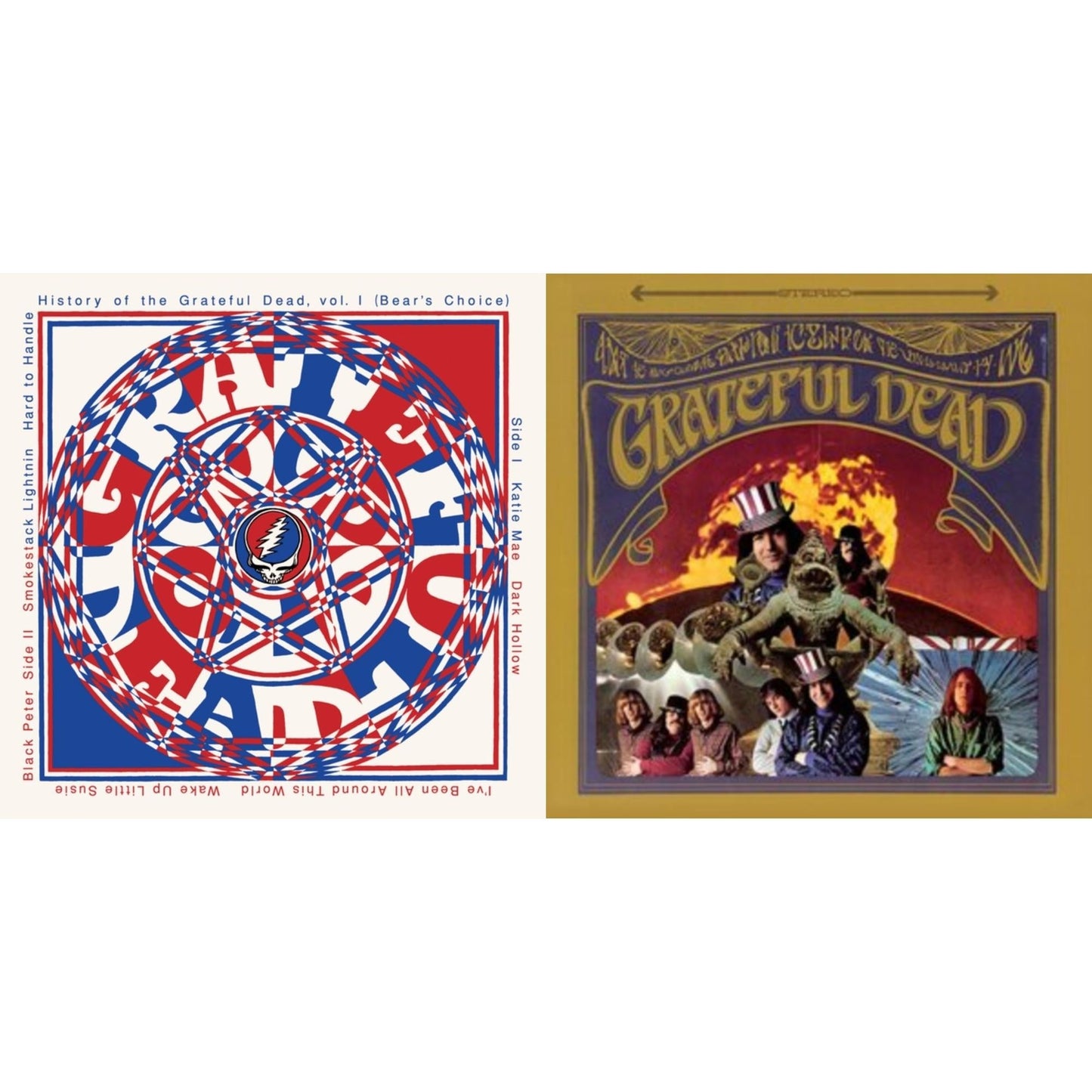 Grateful Dead - History Of The Grateful Dead Vol. 1 & Grateful Dead - LP Vinyl Bundle