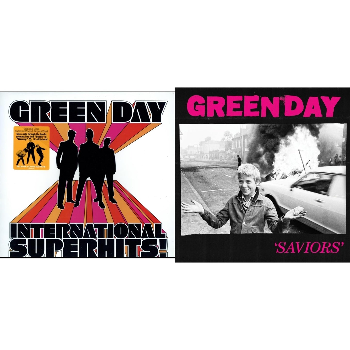 Green Day - International Superhits & Saviors (180G/Deluxe LP Vinyl)