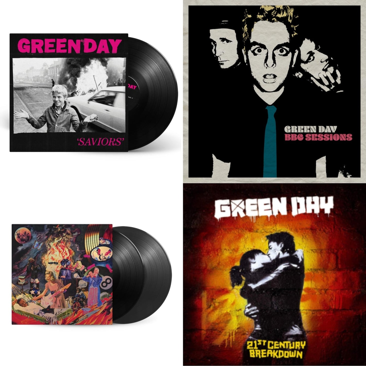 Green Day - Saviors & Bbc Sessions (X) (2LP) & Insomniac (25Th Anniversary/2LP) & 21St Century Breakdown