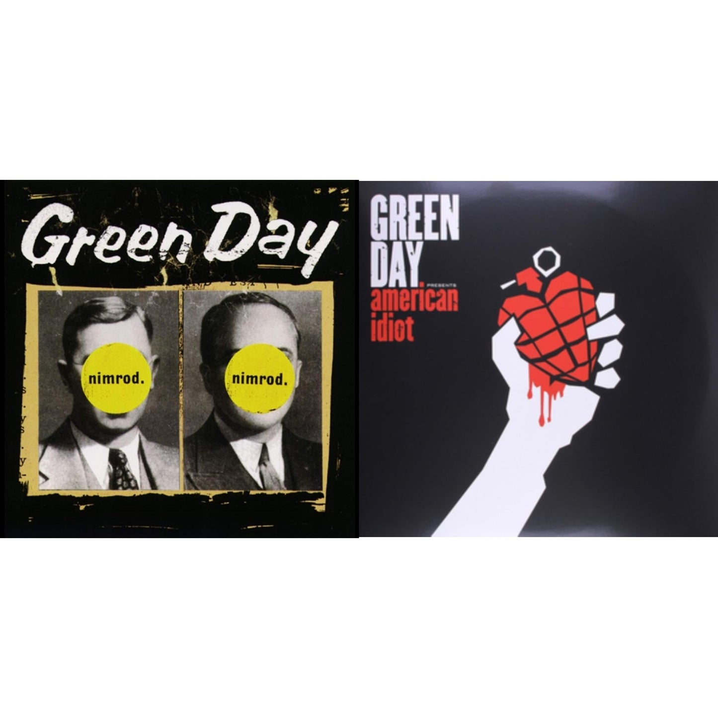 Green Day - American Idiot & Nimrod - LP Vinyl Bundle