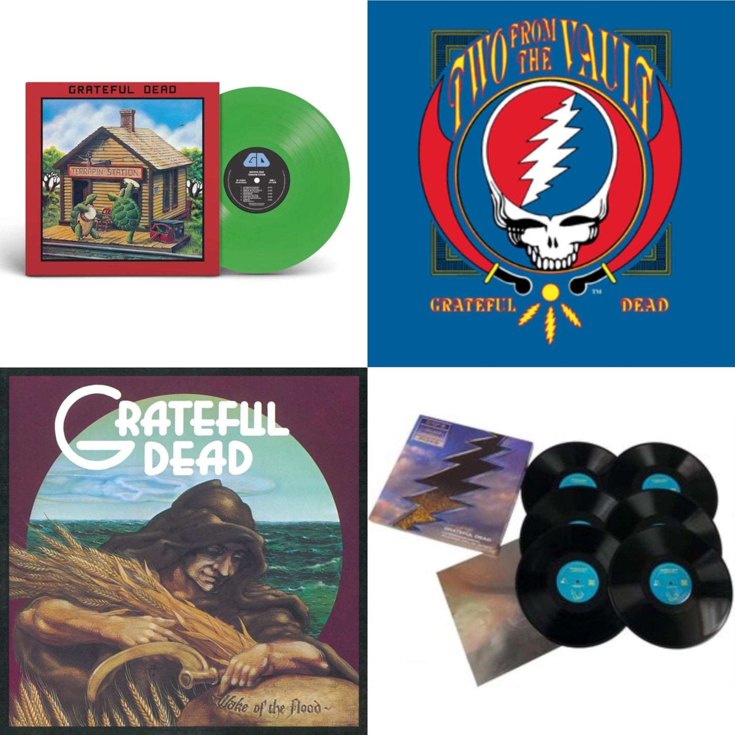 Grateful Dead - Terrapin Station (Emerald Green LP Vinyl) (Syeor) & Wake Of The Flood (50Th Anniversary Remaster) & Two From The Vault & Dick’S Picks Vol. 19: 10/19/73 Oklahoma City Fairgrounds Arena, Oklahoma City, Ok (Limited/180G/6LP)