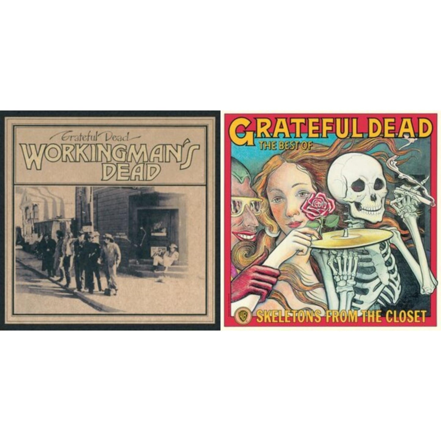 Grateful Dead - Workingman's Dead (180G) & Skeletons From The Closet: The Best Of Grateful Dead - LP Vinyl Bundle