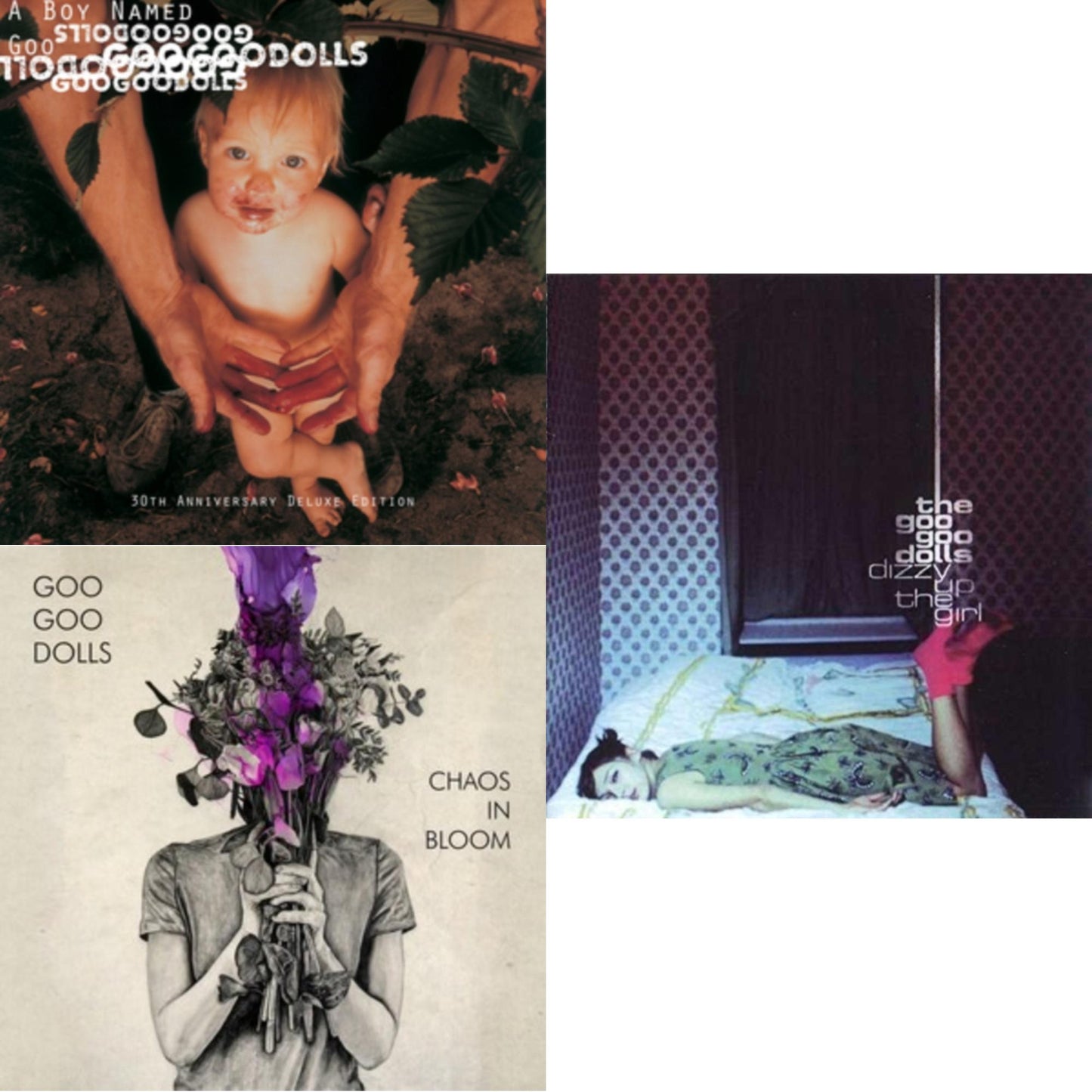 Goo Goo Dolls - Boy Named Goo (X) (30Th Anniversary/Deluxe/2LP) & Chaos In Bloom & Dizzy Up The Girl