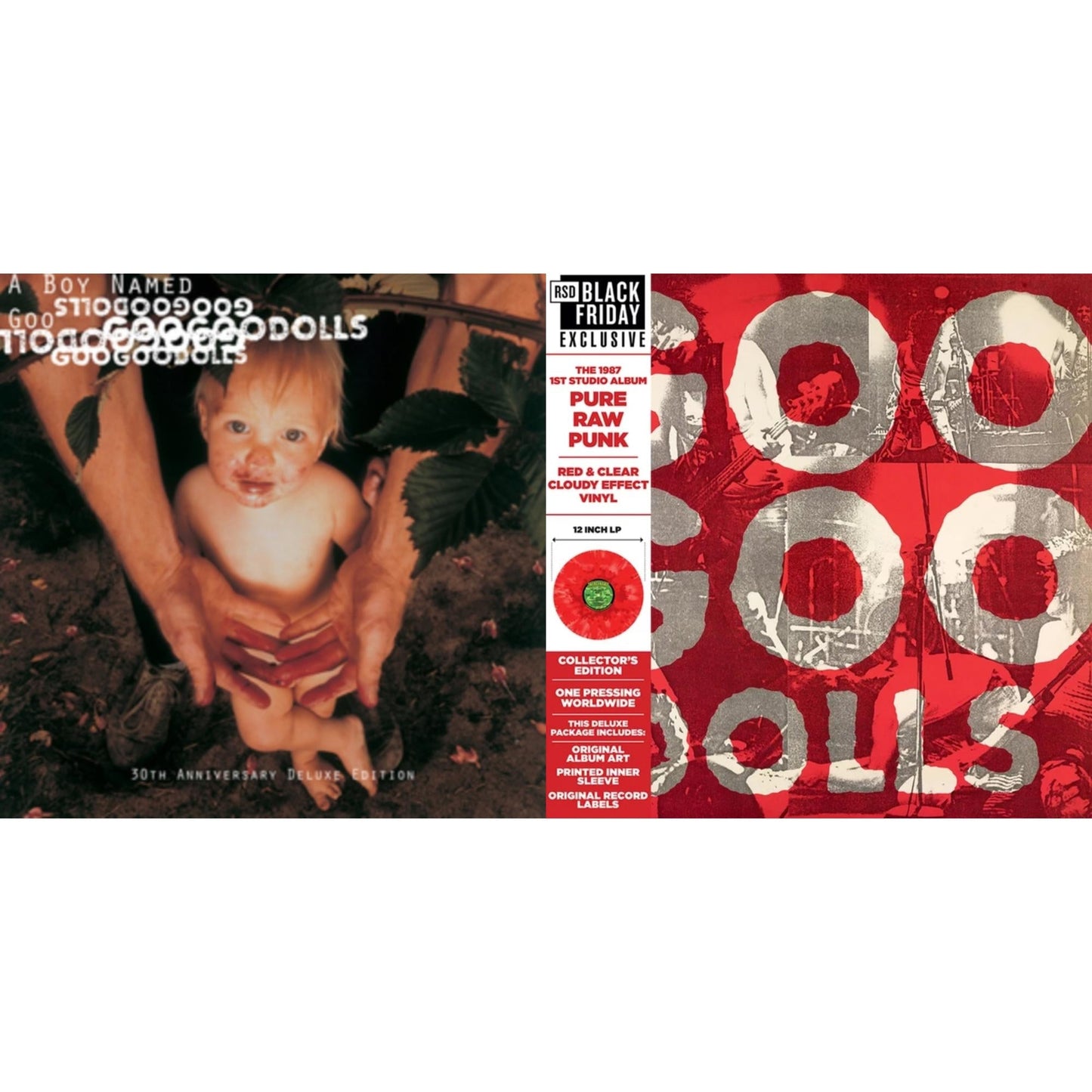 Goo Goo Dolls - Boy Named Goo (X) (30Th Anniversary/Deluxe/2LP) & Goo Goo Dolls (Red & Clear Cloud LP Vinyl)