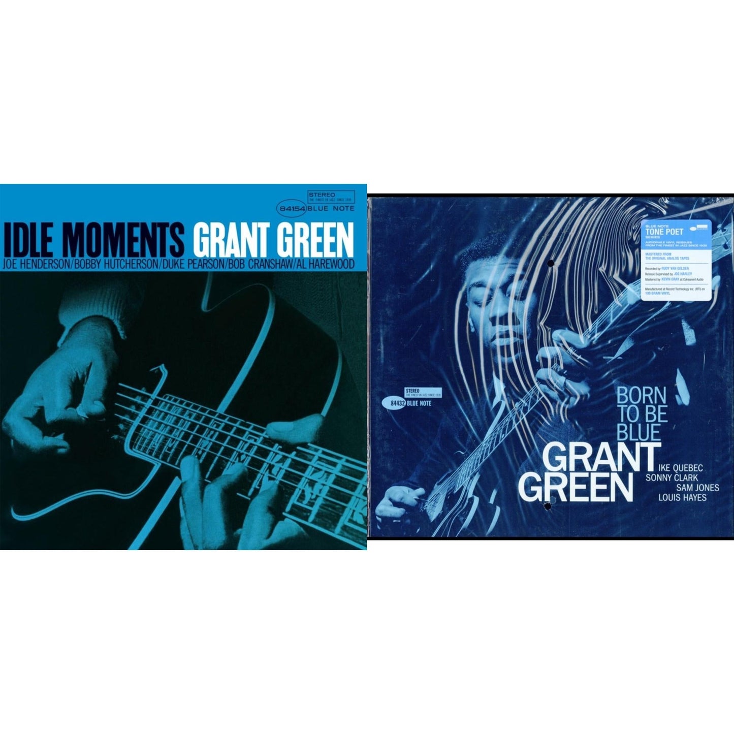 Grant Green - Idle Moments (Blue Note Classic LP Vinyl Edition) & Born To Be Blue (Blue Note Tone Poet Series)
