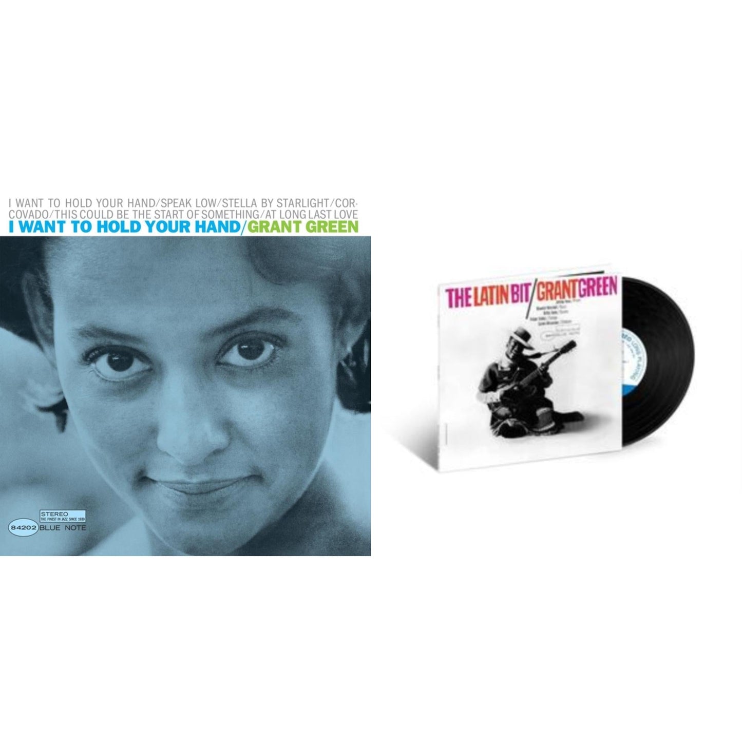 Grant Green - Latin Bit (Blue Note Tone Poet Series) & I Want To Hold Your Hand (Blue Note Tone Poet Series) - LP Vinyl Bundle