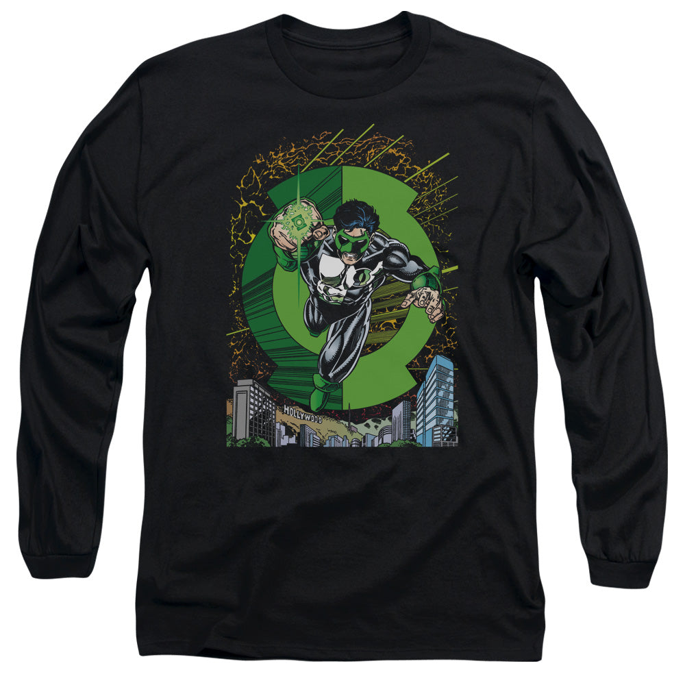 Green Lantern Gl #51 Cover Mens Long Sleeve Shirt Black Officially Licensed