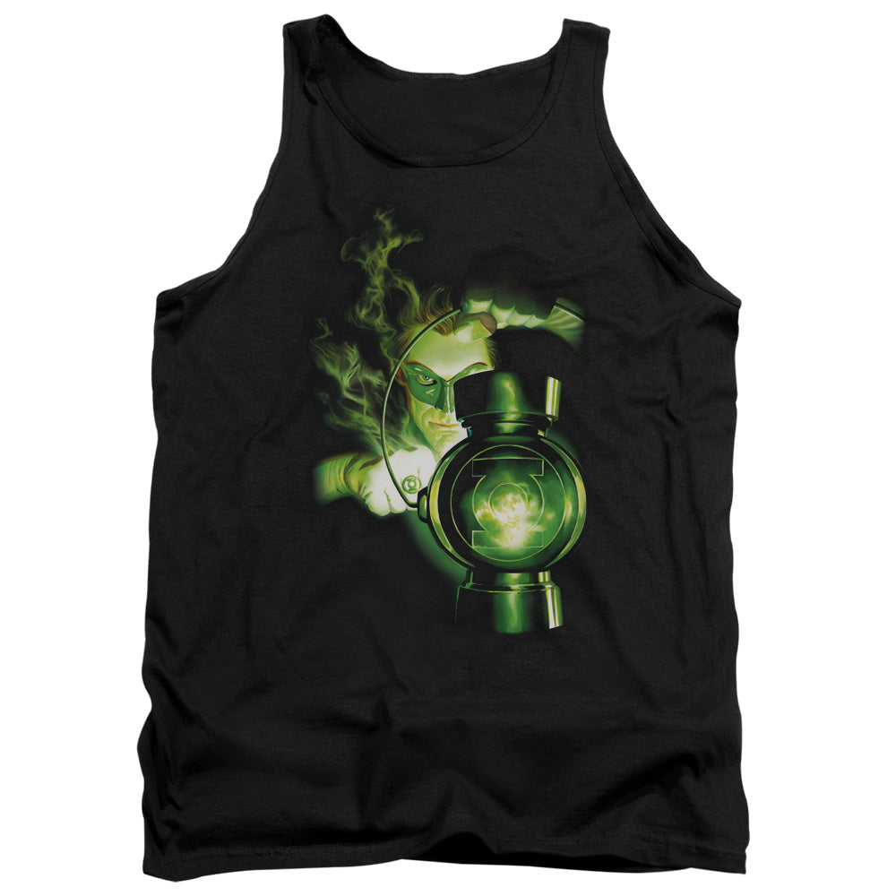 Green Lantern Lantern Light Mens Tank Top Shirt Black Officially Licensed