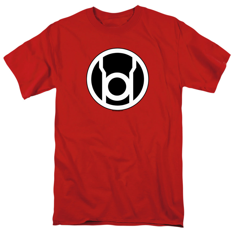 Green Lantern Red Lantern Logo Mens T Shirt Red