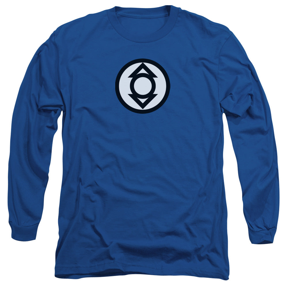 Green Lantern Indigo Tribe Mens Long Sleeve Shirt Royal Officially Licensed