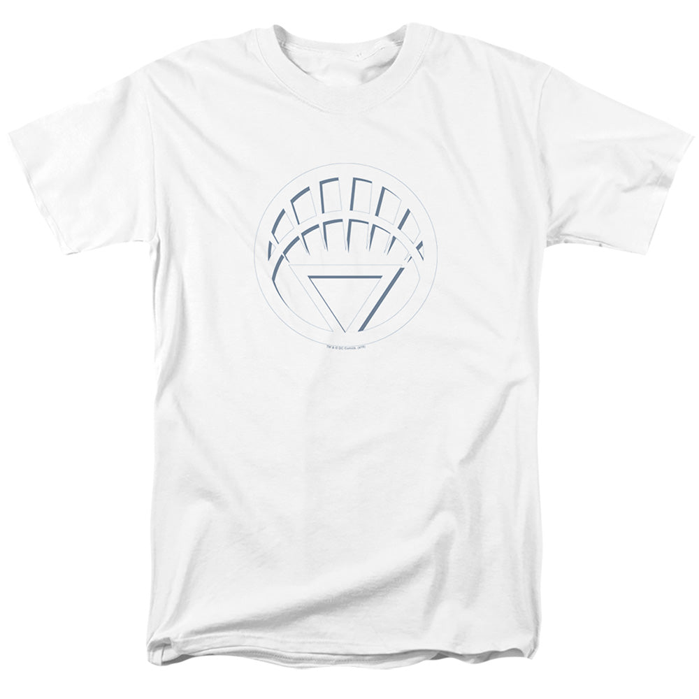 Green Lantern White Lantern Logo Mens T Shirt White