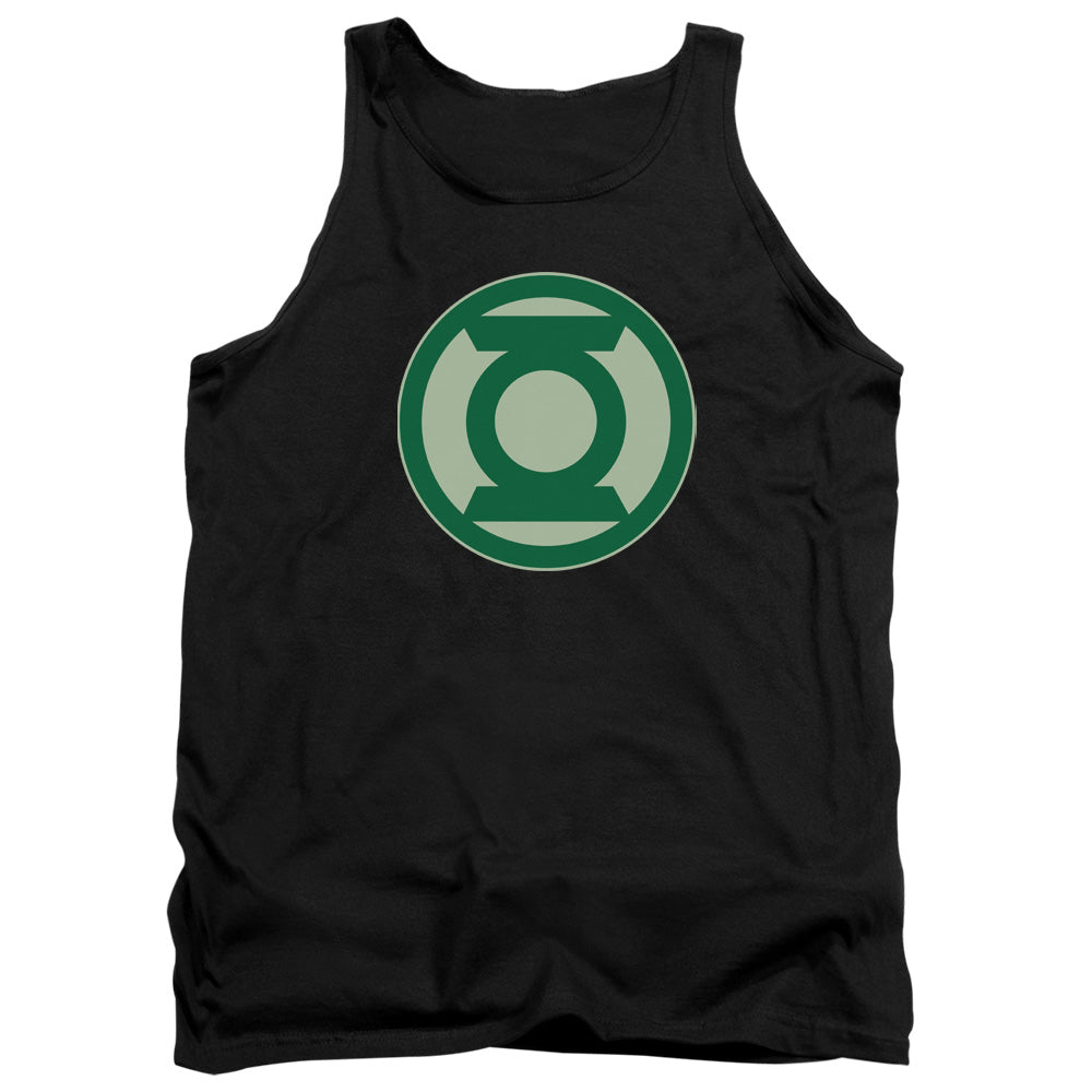 Green Lantern Green Symbol Mens Tank Top Shirt Black Officially Licensed
