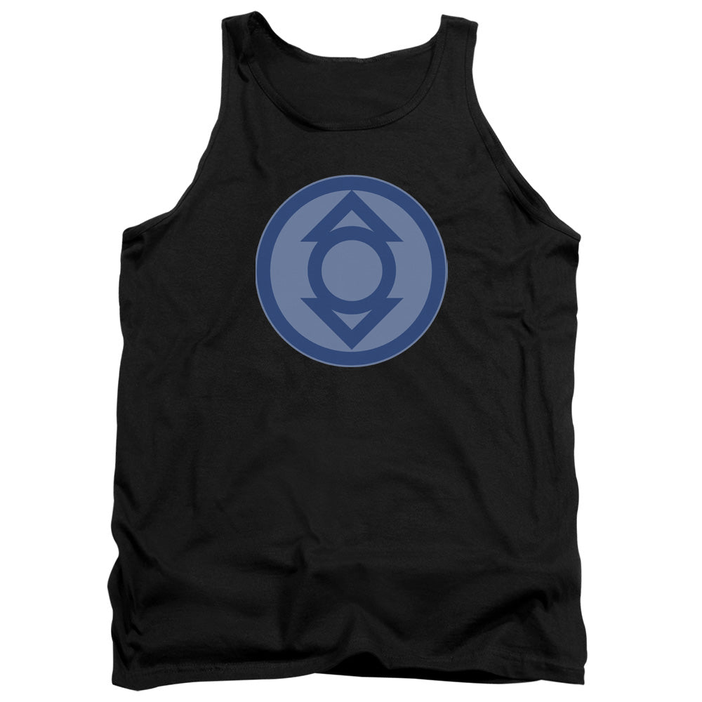 Green Lantern Indigo Symbol Mens Tank Top Shirt Black Officially Licensed