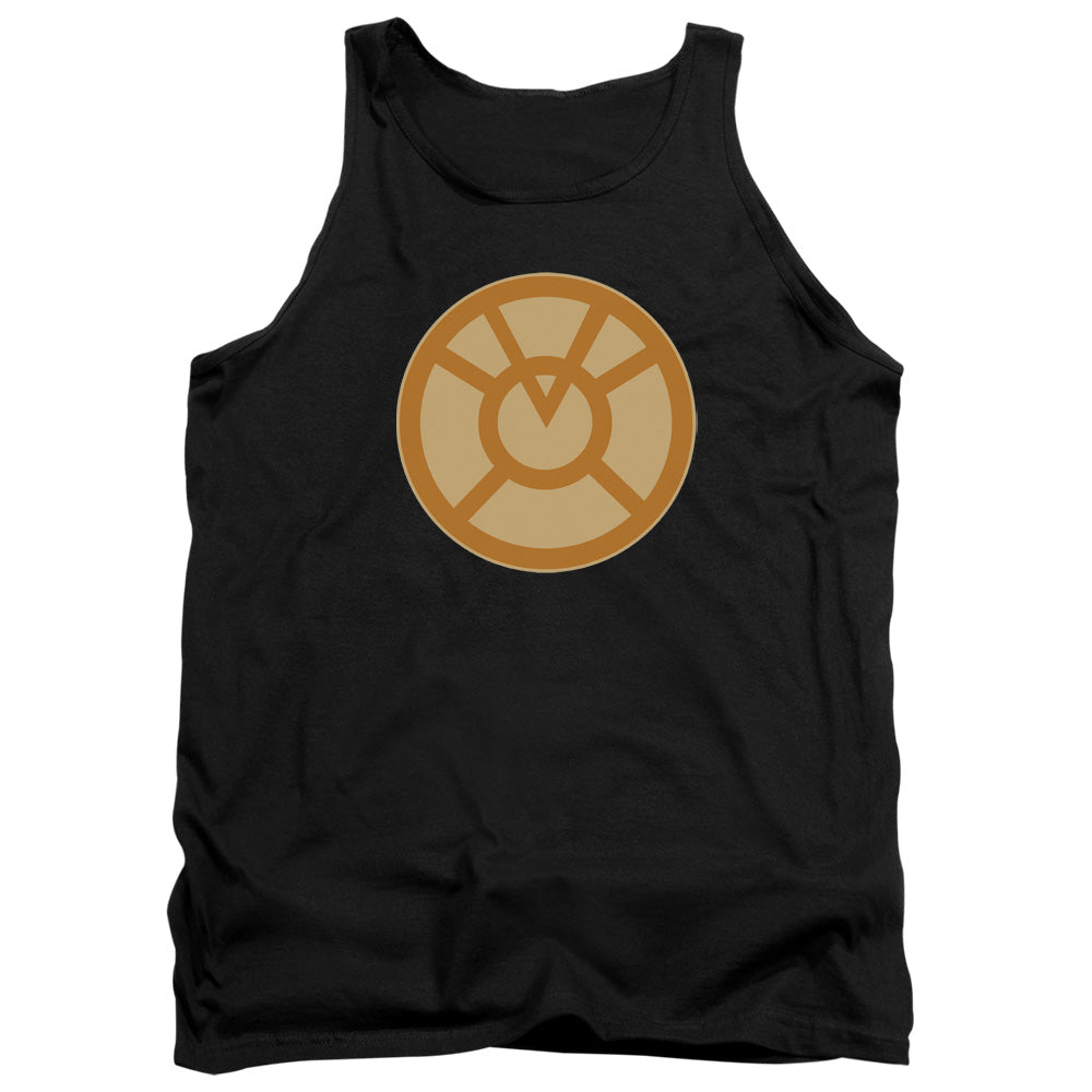 Green Lantern Orange Symbol Mens Tank Top Shirt Black Officially Licensed