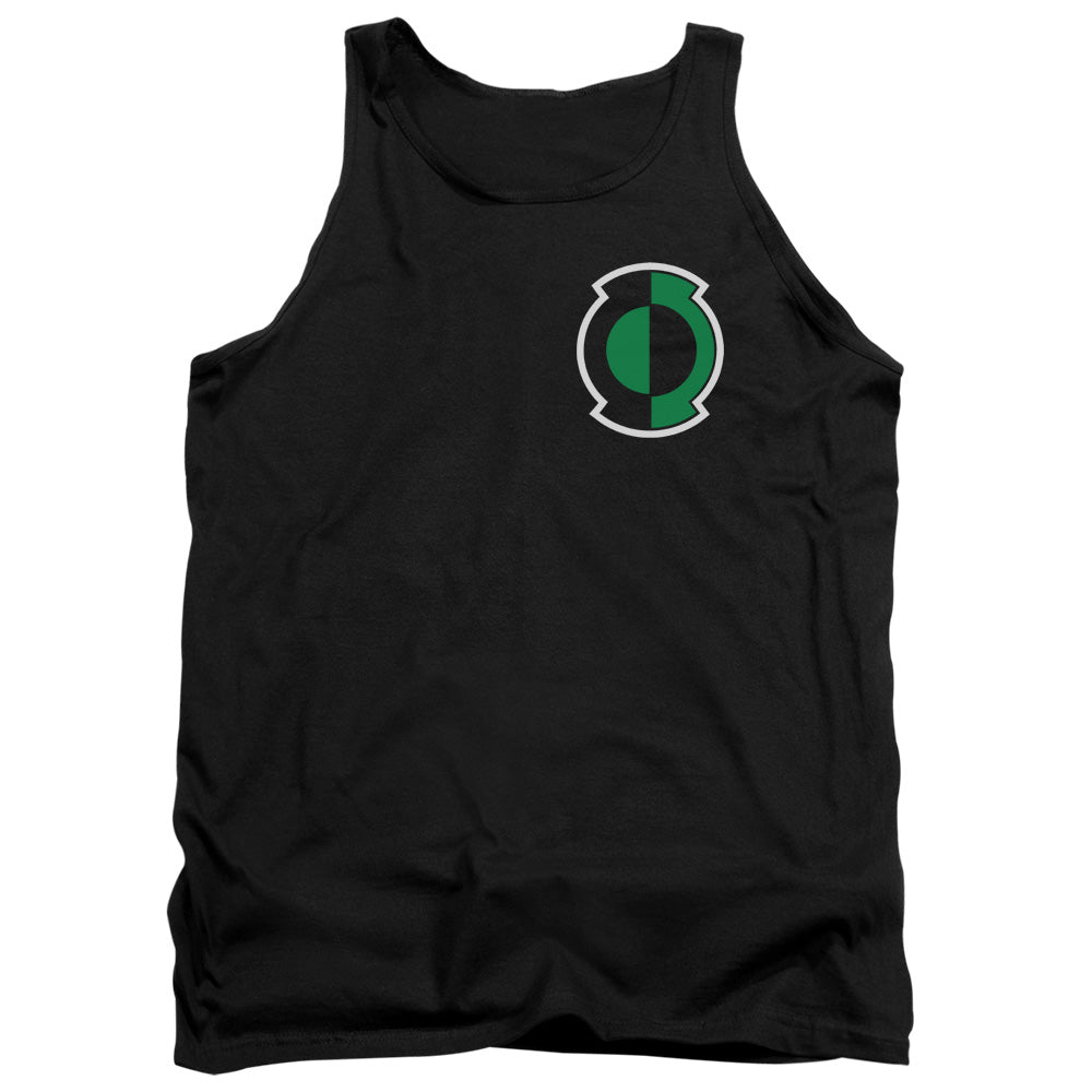 Green Lantern Kyle Logo Mens Tank Top Shirt Black Officially Licensed