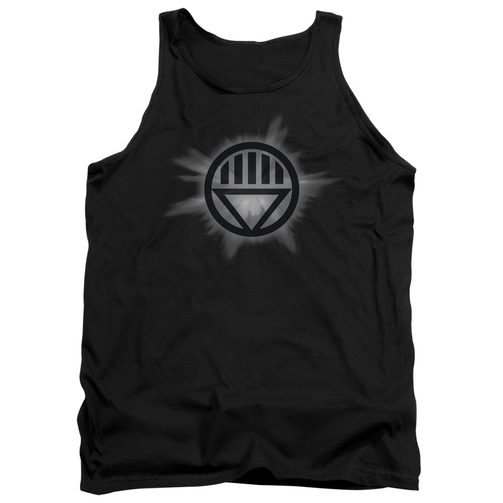 Green Lantern Black Glow Mens Tank Top Shirt Black Officially Licensed