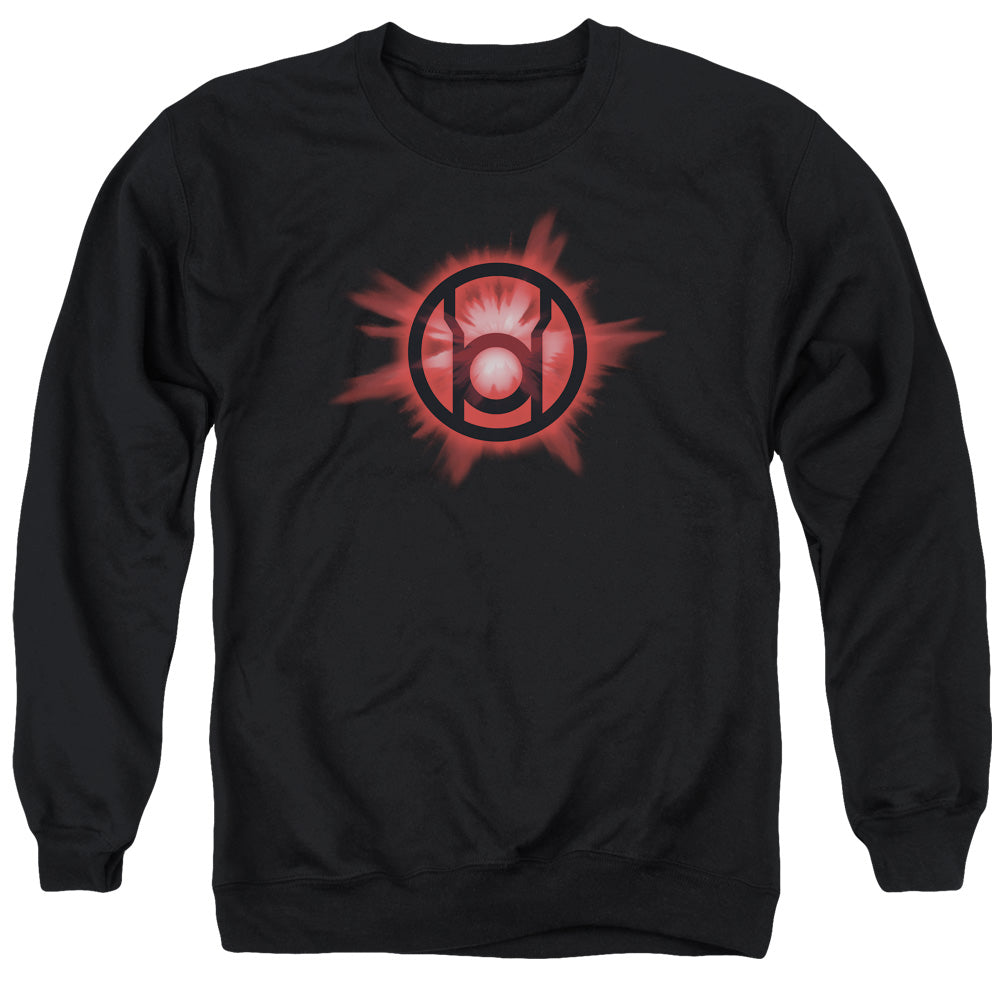 Green Lantern Red Glow Mens Crewneck Sweatshirt Black