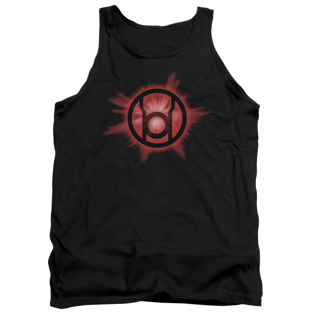 Green Lantern Red Glow Mens Tank Top Shirt Black Officially Licensed