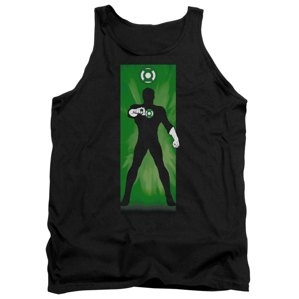 Dc Green Lantern Block Mens Tank Top Shirt Black Officially Licensed