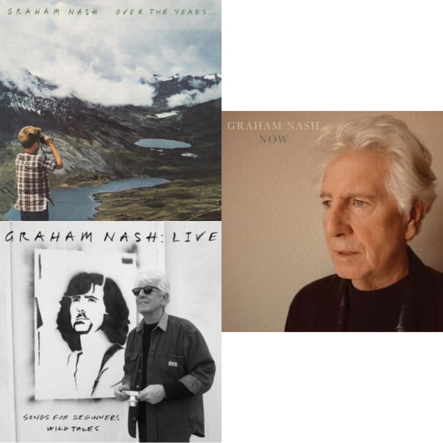 Graham Nash - Now & Over The Years...(2LP) & Live Songs For Beginners Wild Tales (2LP)