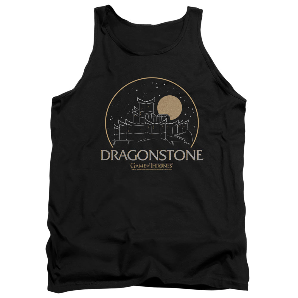 Game Of Thrones Dragonstone Mens Tank Top Shirt Black Officially Licensed