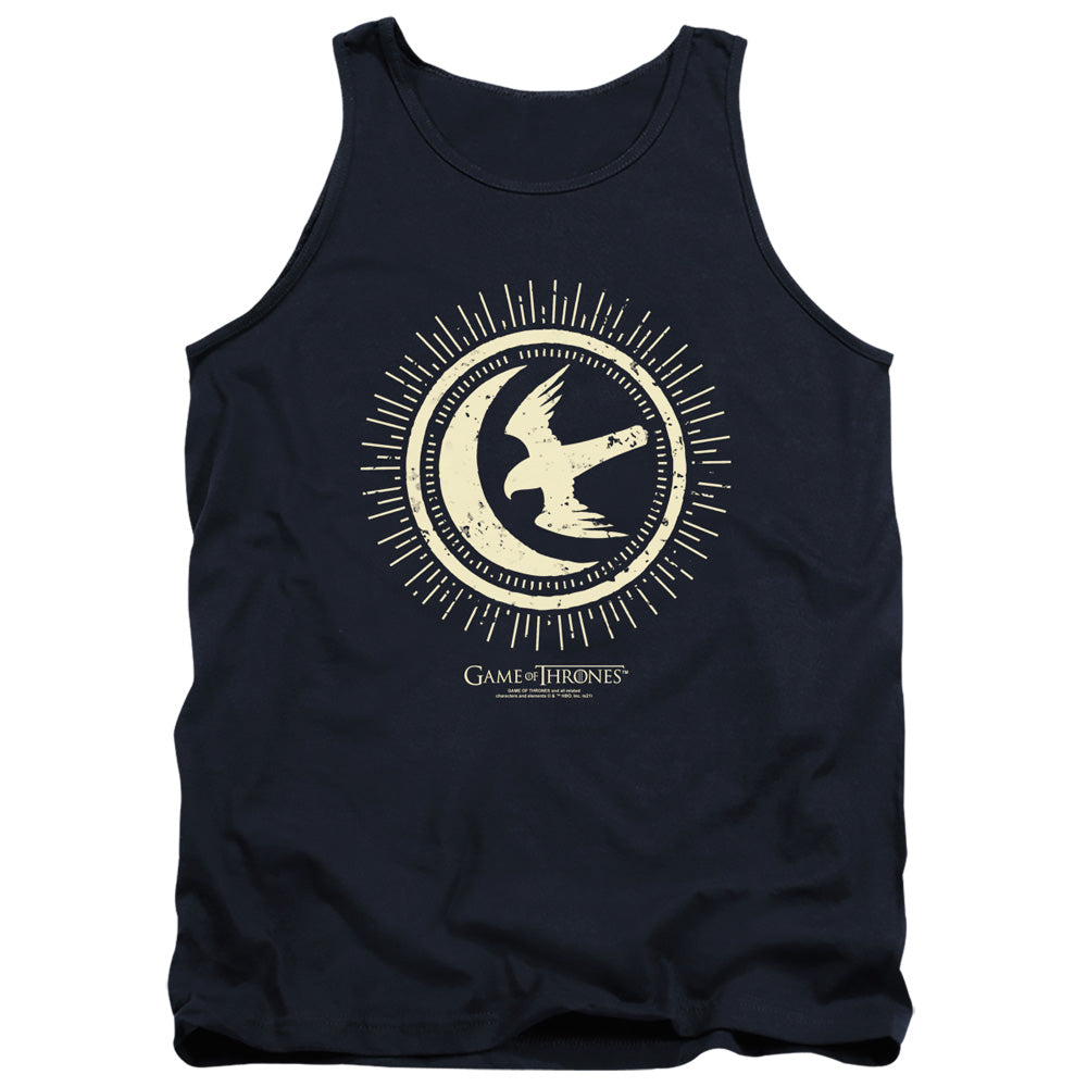 Game Of Thrones Arryn Burst Sigil Mens Tank Top Shirt Navy Officially Licensed