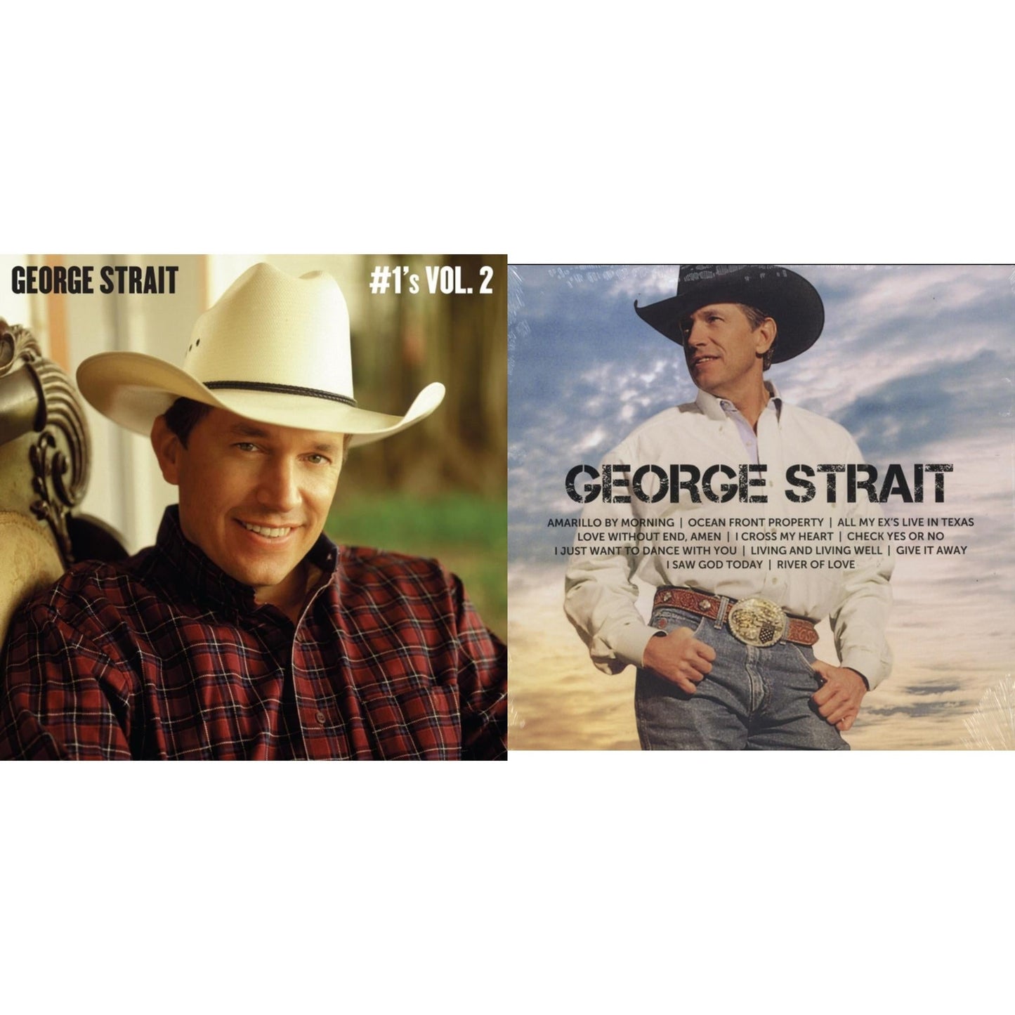 George Strait - #1'S Volume 2 (Tan LP Vinyl) & Icon