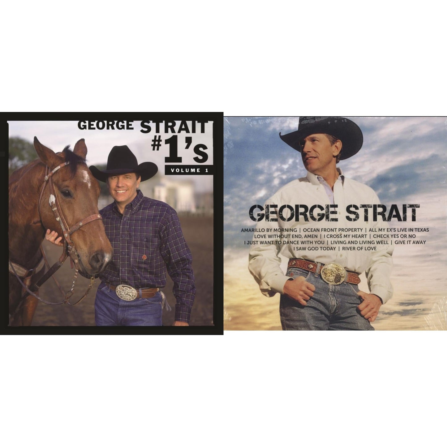 George Strait - #1'S Volume 1 (Blue LP Vinyl) & Icon