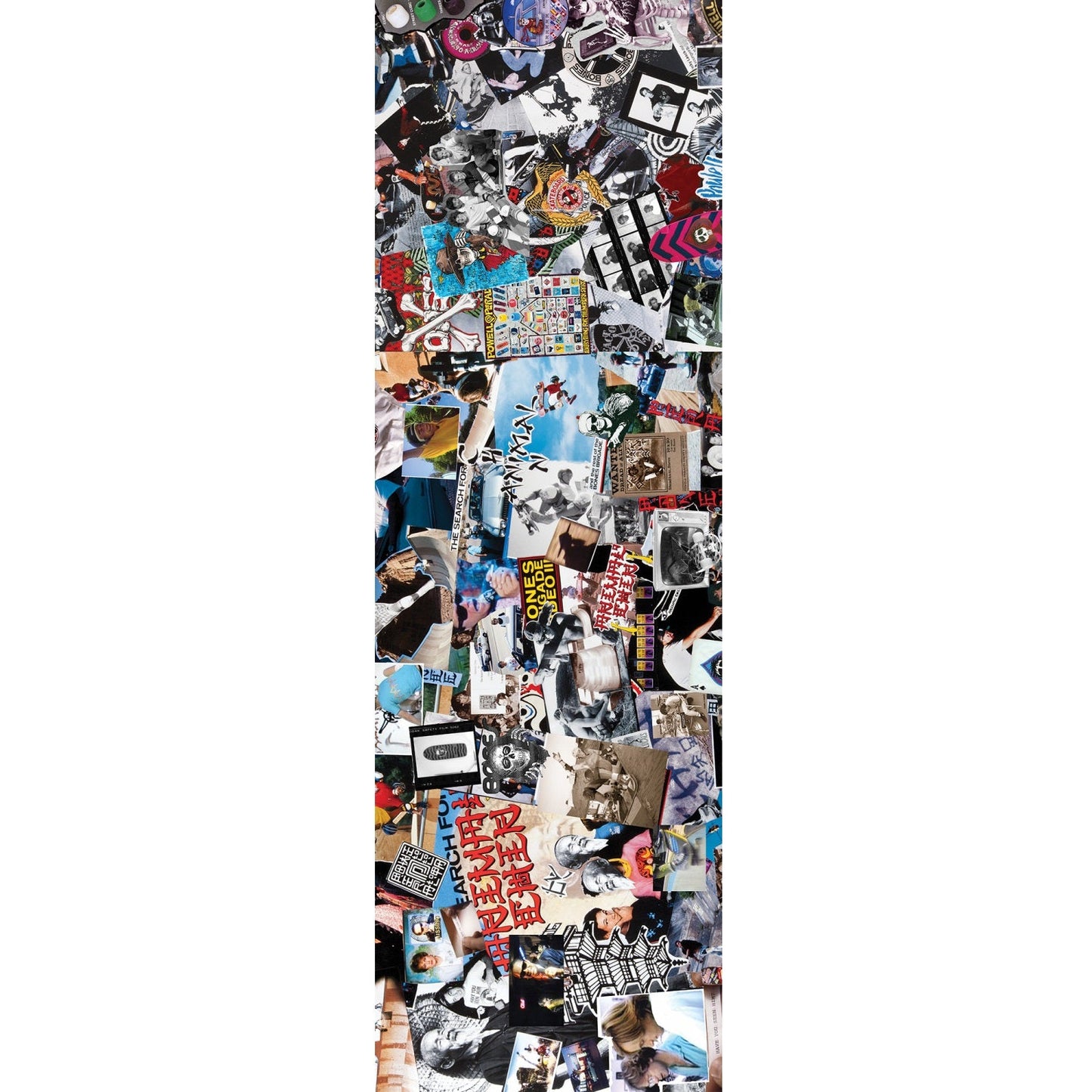 Powell Peralta Animal Chin Collage Griptape - 10.5″x33″ White