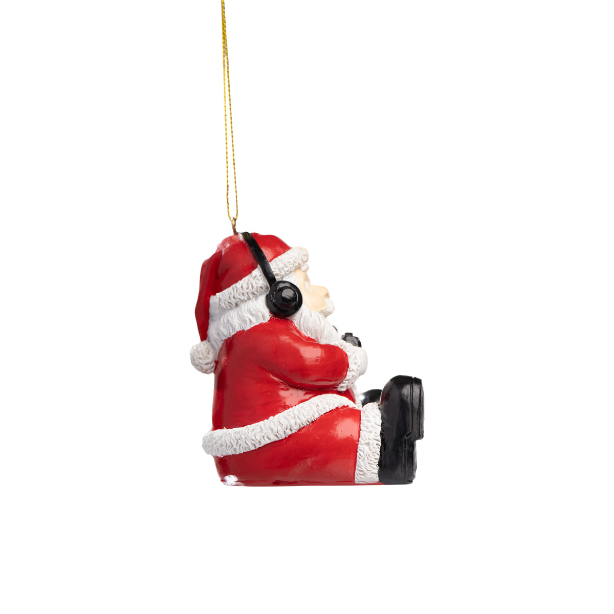 Gamer Santa Christmas Tree Ornament