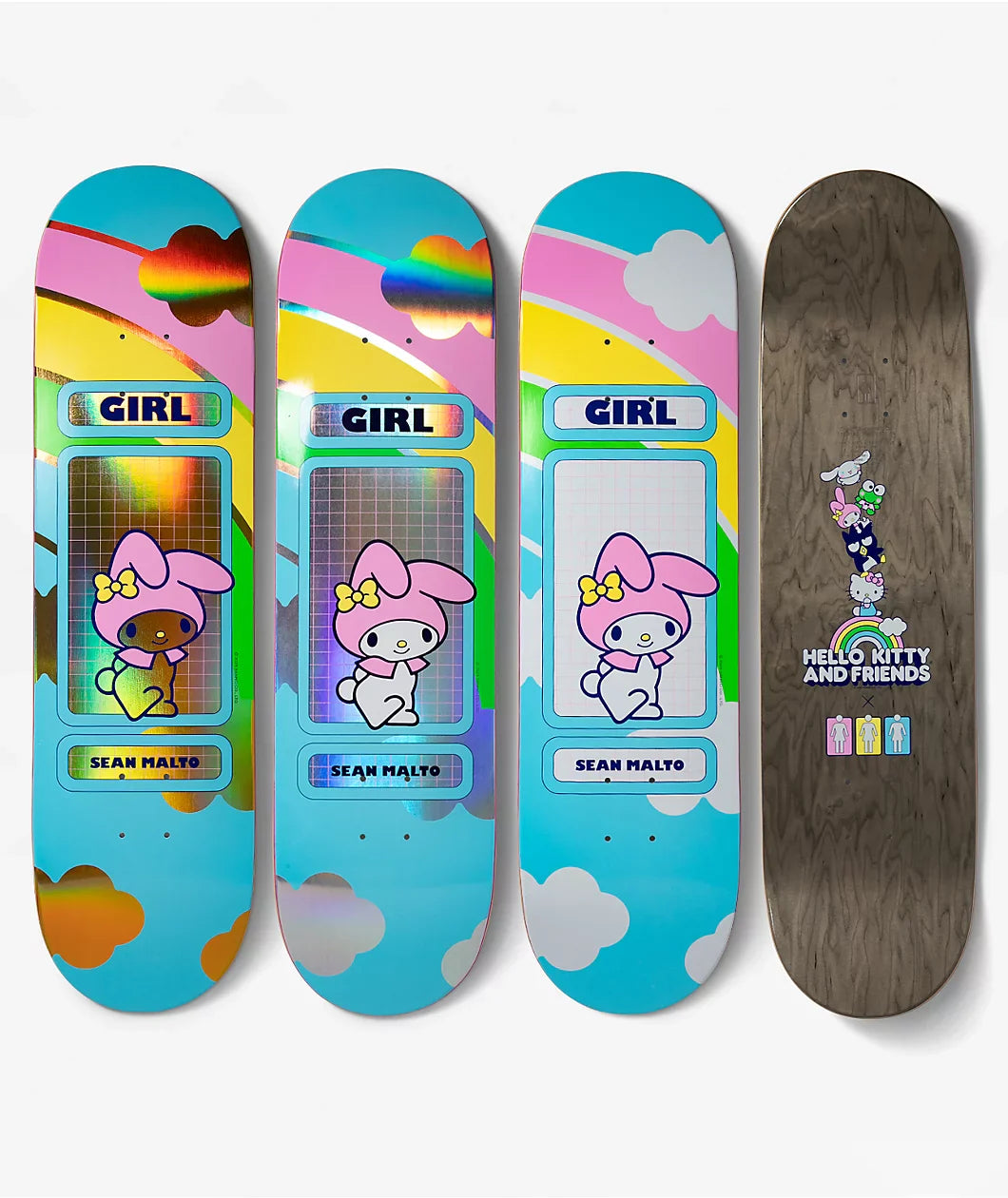 Girl Malto Hello Kitty and Friends Rainbow Blind Bag Deck - 8.25ƒ??