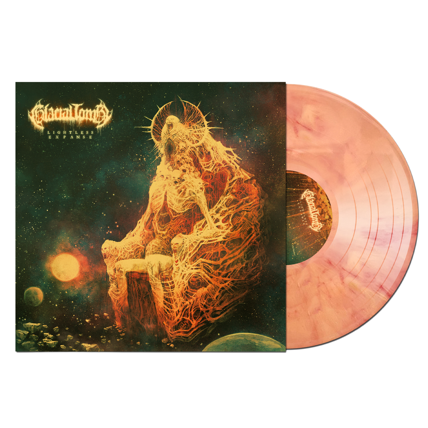 Glacial Tomb - Lightless Expanse - Crimson Decay LP Vinyl Record