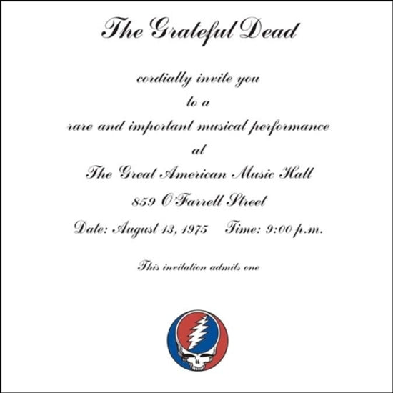 Grateful Dead One From The Vault: Live at the Great American Music Hall, San Francisco 8 13 75 Vinyl Record