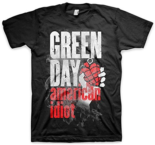 Green Day Green Day Smoke Screen T-Shirt Size Xl Mens T Shirt Officially Licensed