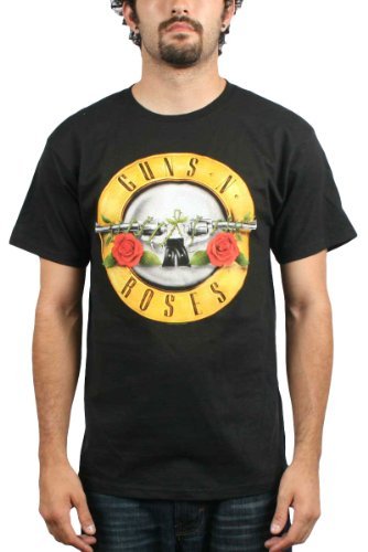 Guns N Roses Guns N Roses - Bullet Logo T-Shirt Size M Mens T Shirt Officially Licensed