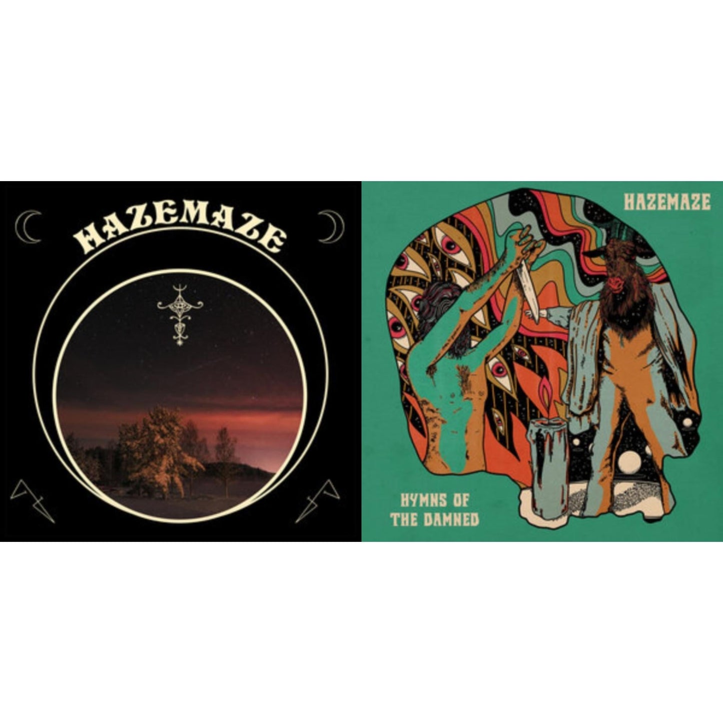 Hazemaze - Hymns Of The Damned & Hazemaze - LP Vinyl Bundle