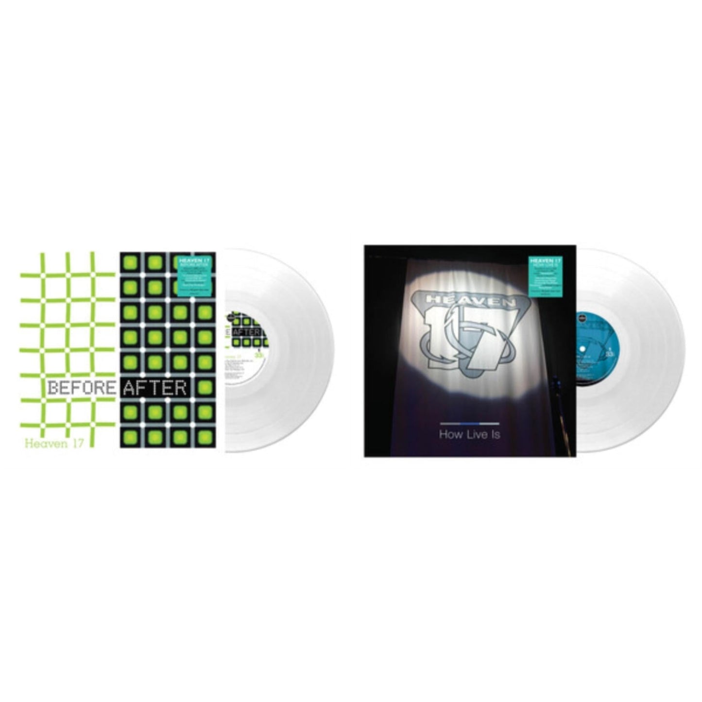 Heaven 17 - Before After (140G/Clear LP Vinyl) & How Live Is (140G/Clear LP Vinyl)